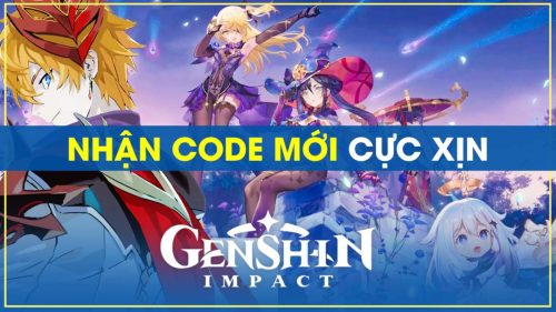 Code Genshin Impact 9/2024 với nhiều đồ cực xịn